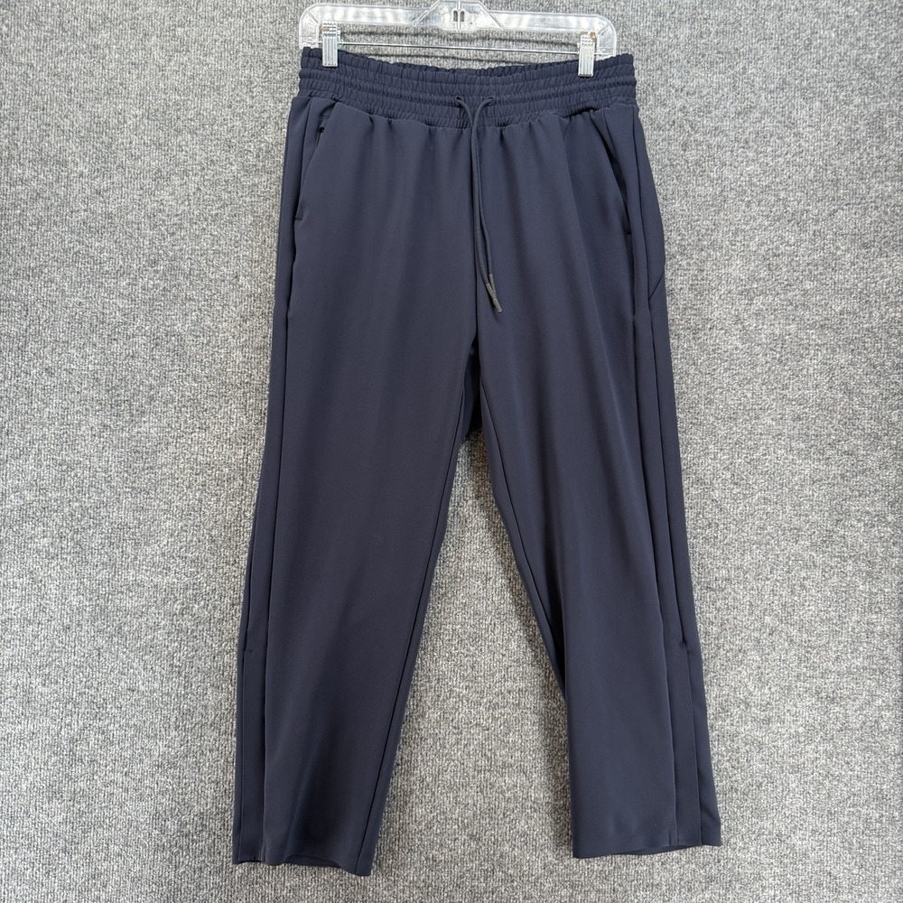 Athleta Pants Womens 8P Blue Metropolis Straight Pull On Athleisure Office